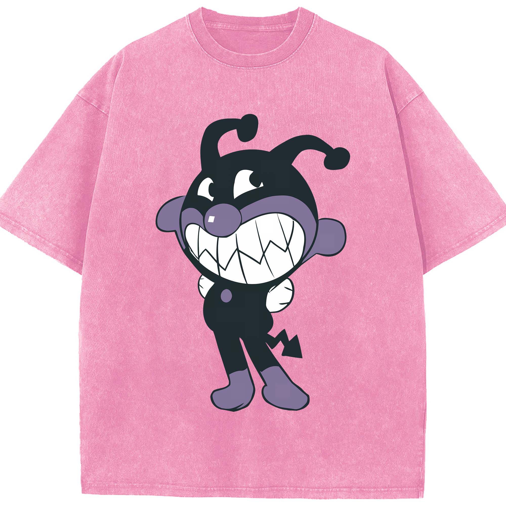 （画像用） アンパンマン Anpanman 綿100% ヴィンテージ風 半袖Tシャツ（フロントプリント）